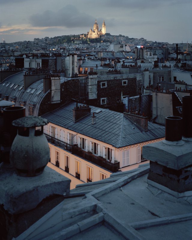 Over Paris: 4 x 5 night photographs by Alain Cornu